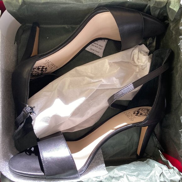 Vince Camuto black strappy stiletto - Picture 5 of 15